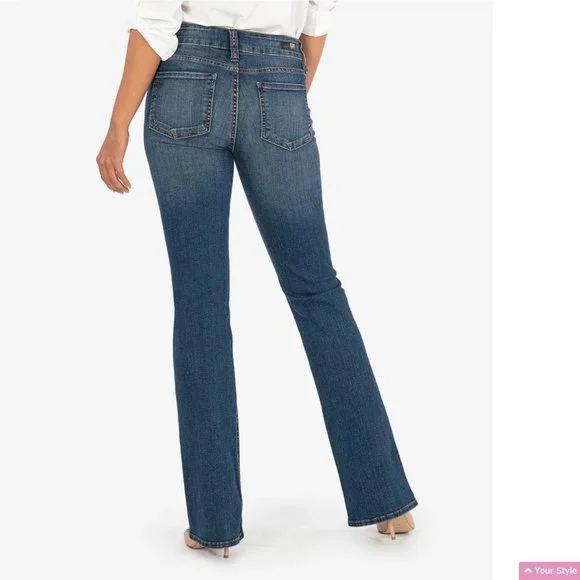 ❌ SOLD ❌Kut From The Kloth Sz 8 Natalie Mid Rise Bootcut Jeans - Picture 4 of 11